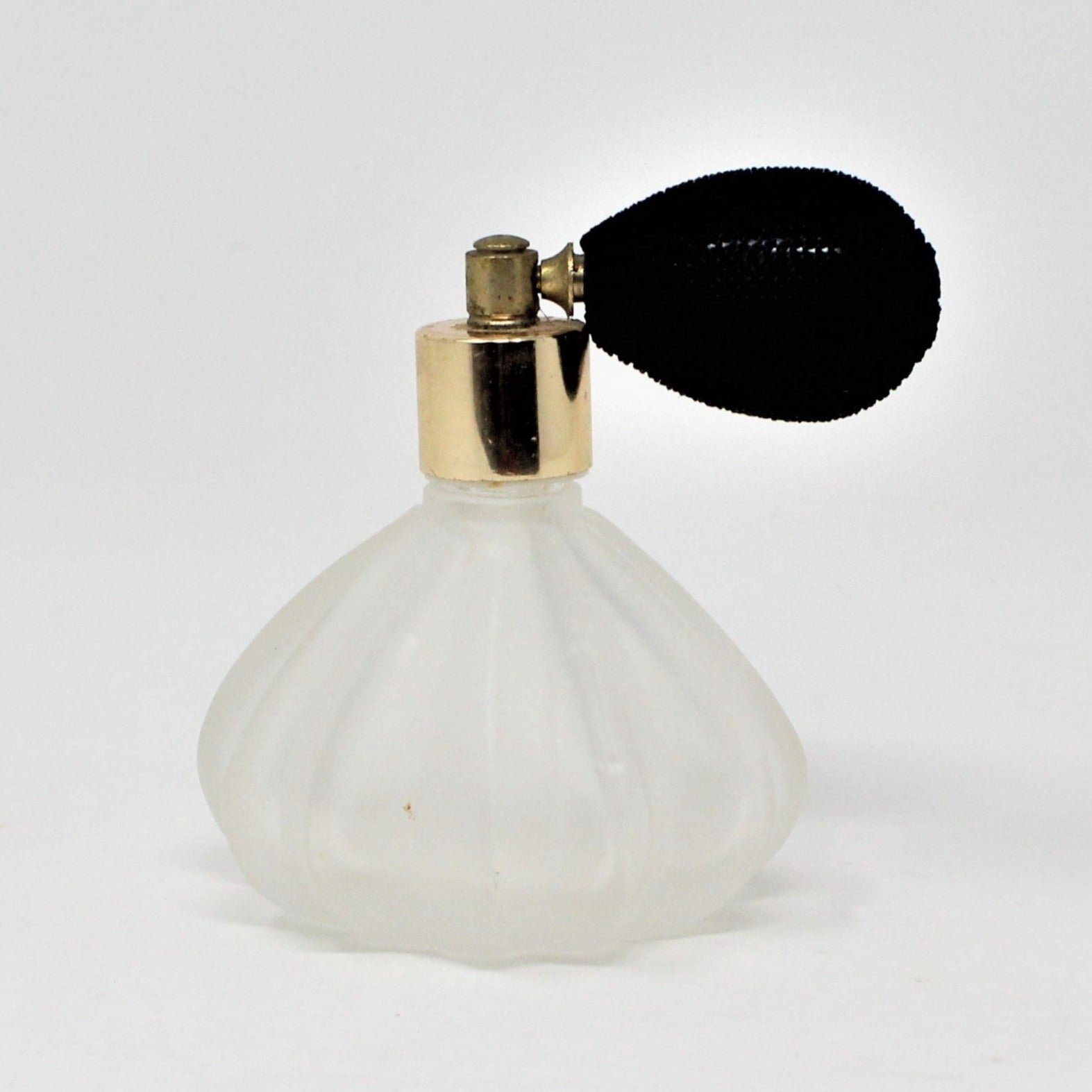 Collectible Decorative Shape Vintage Black Glass Perfume -  Israel