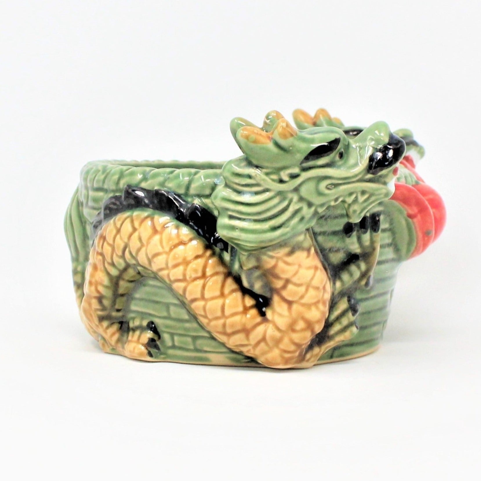 Chinese Dragon Vase - Handmade Decorative Oriental Sculptural Vase