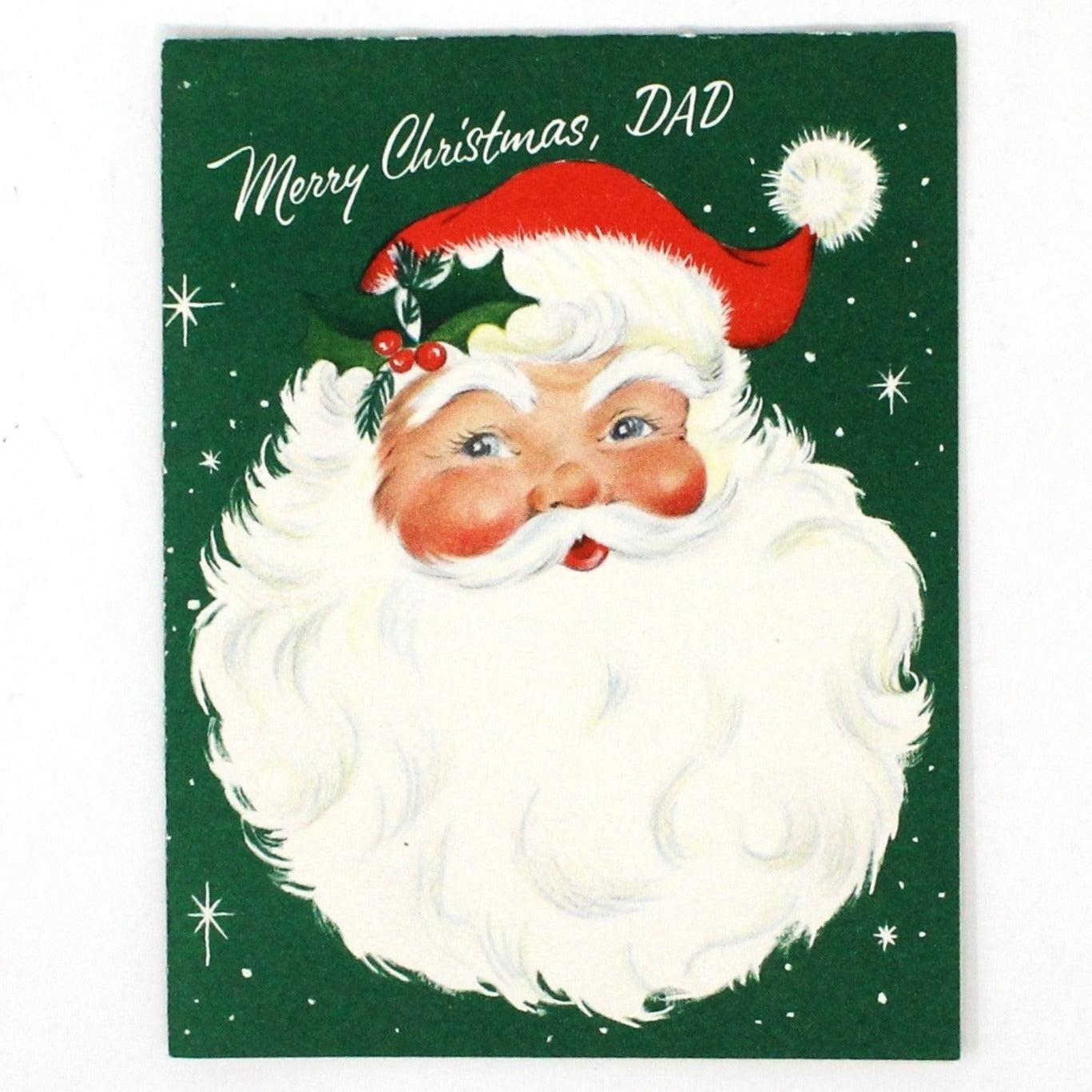 Merry Christmas Old Fashioned Santa Claus Holiday Greeting Cards