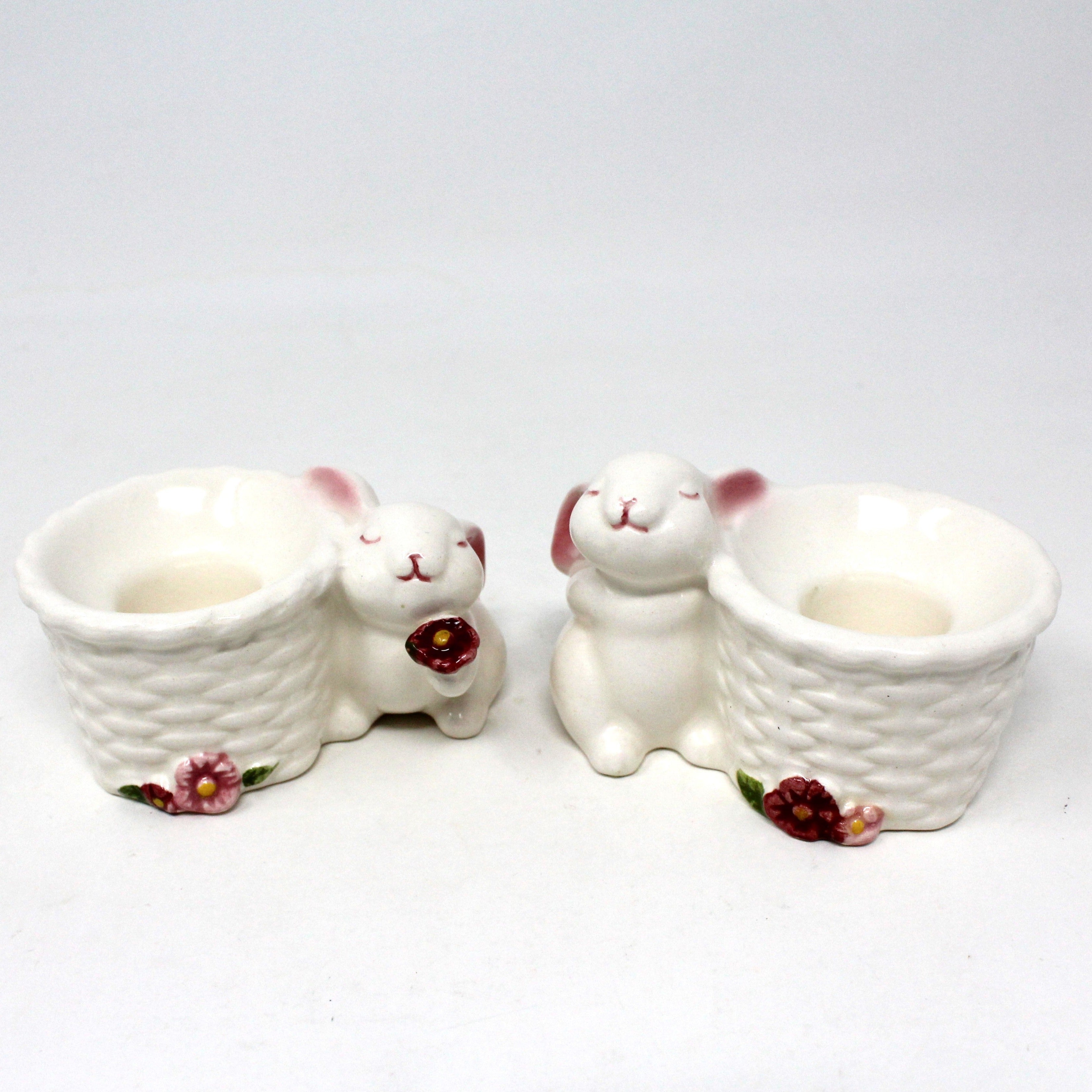 Vintage avon easter bunnies planters and candle holders 1980s popular