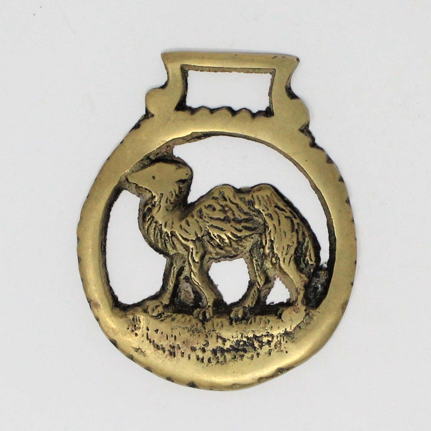 Brass Horse Harness Medallion Ornament Equestrian horse head horse