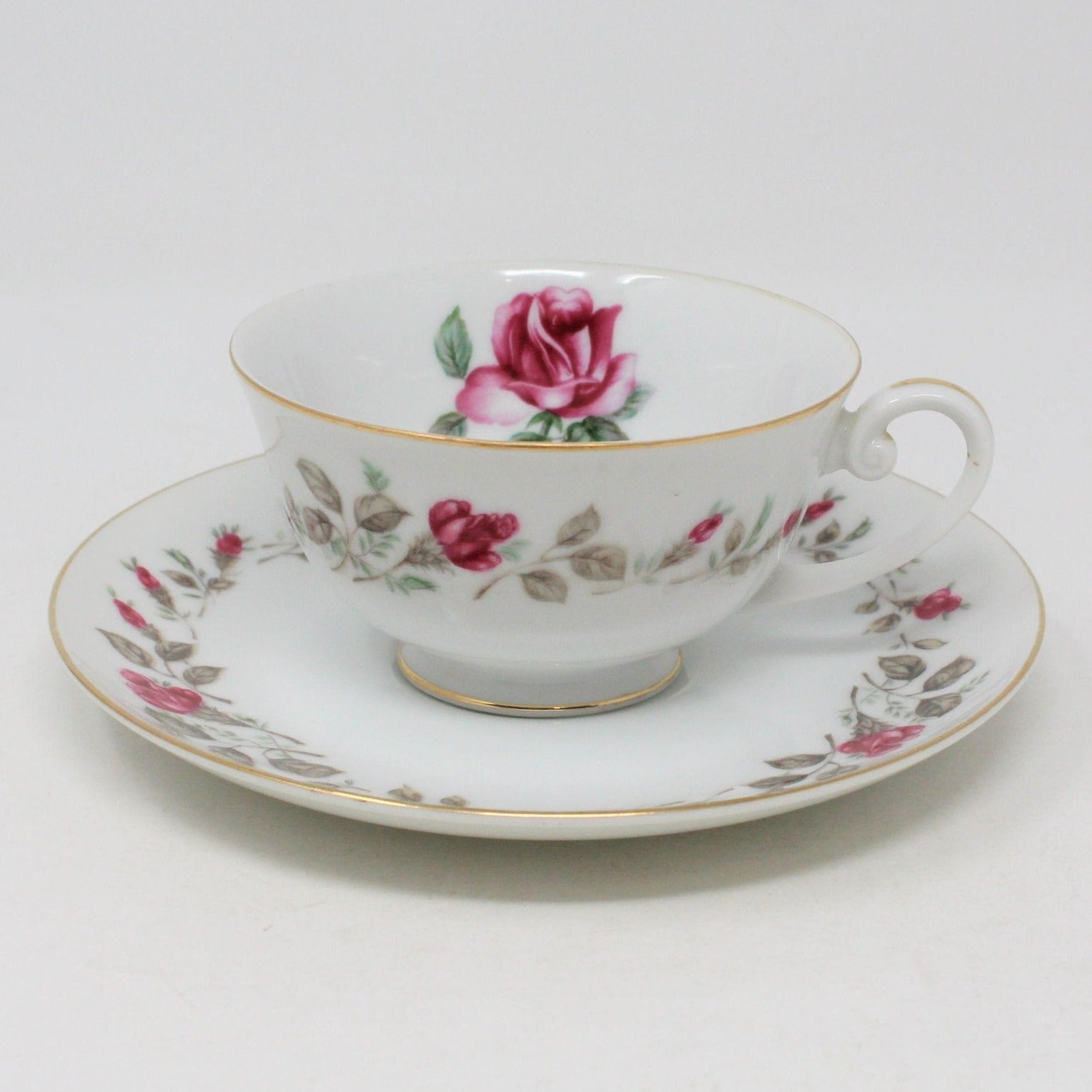Royal Albert Old Country Roses 9-Piece Tea Set, Multi: Tea  Services: Cup & Saucer Sets