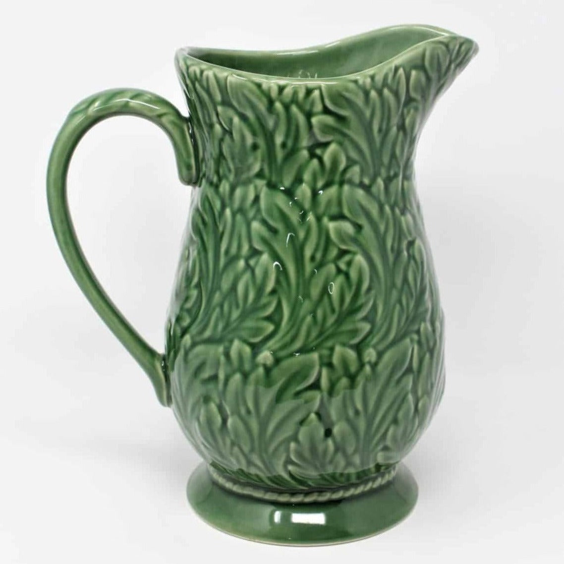 Pitcher Lenox Aerin Lauder Thicket Green Leaves Ceramic