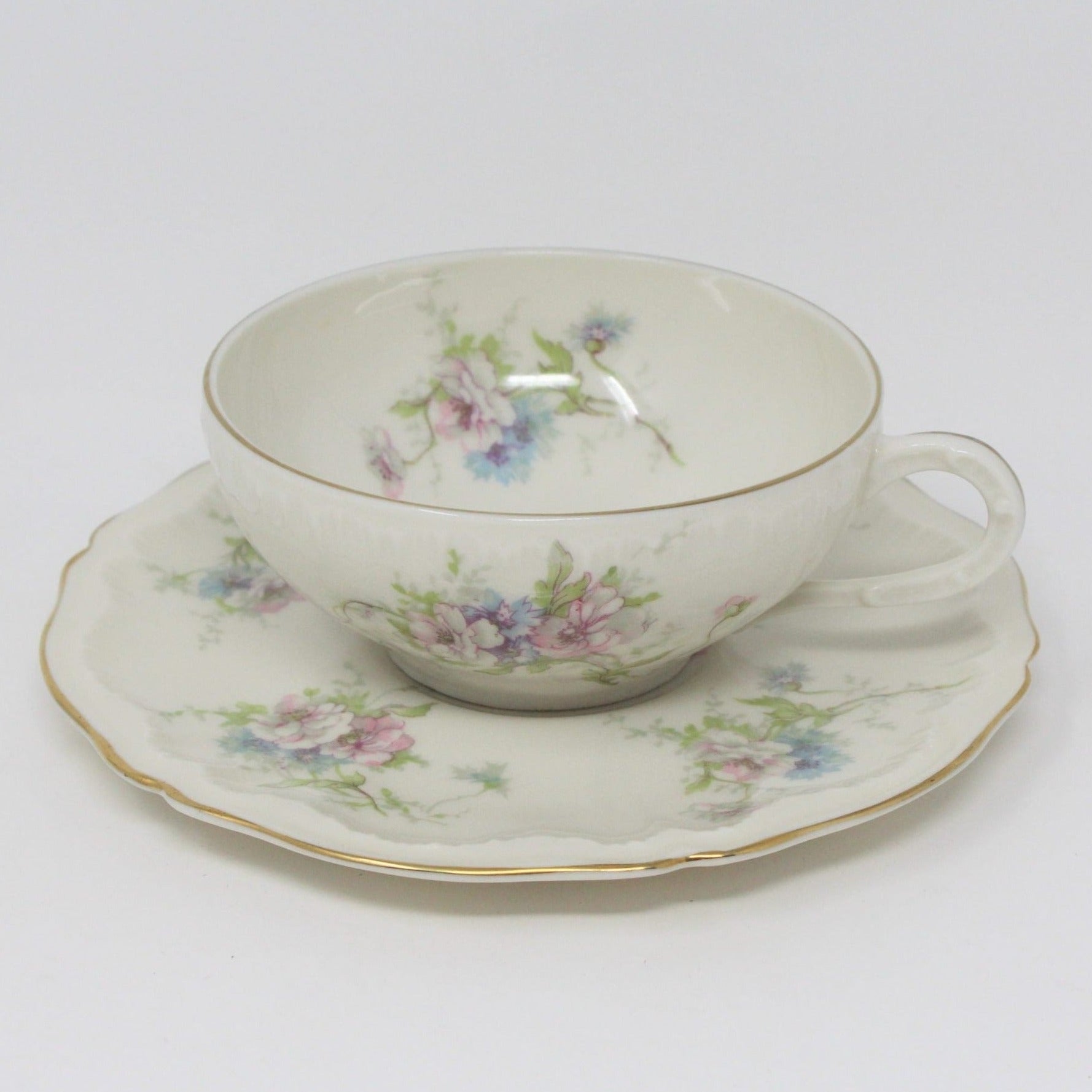 Teacup and Saucer, Theodore Haviland, Annette, Vintage