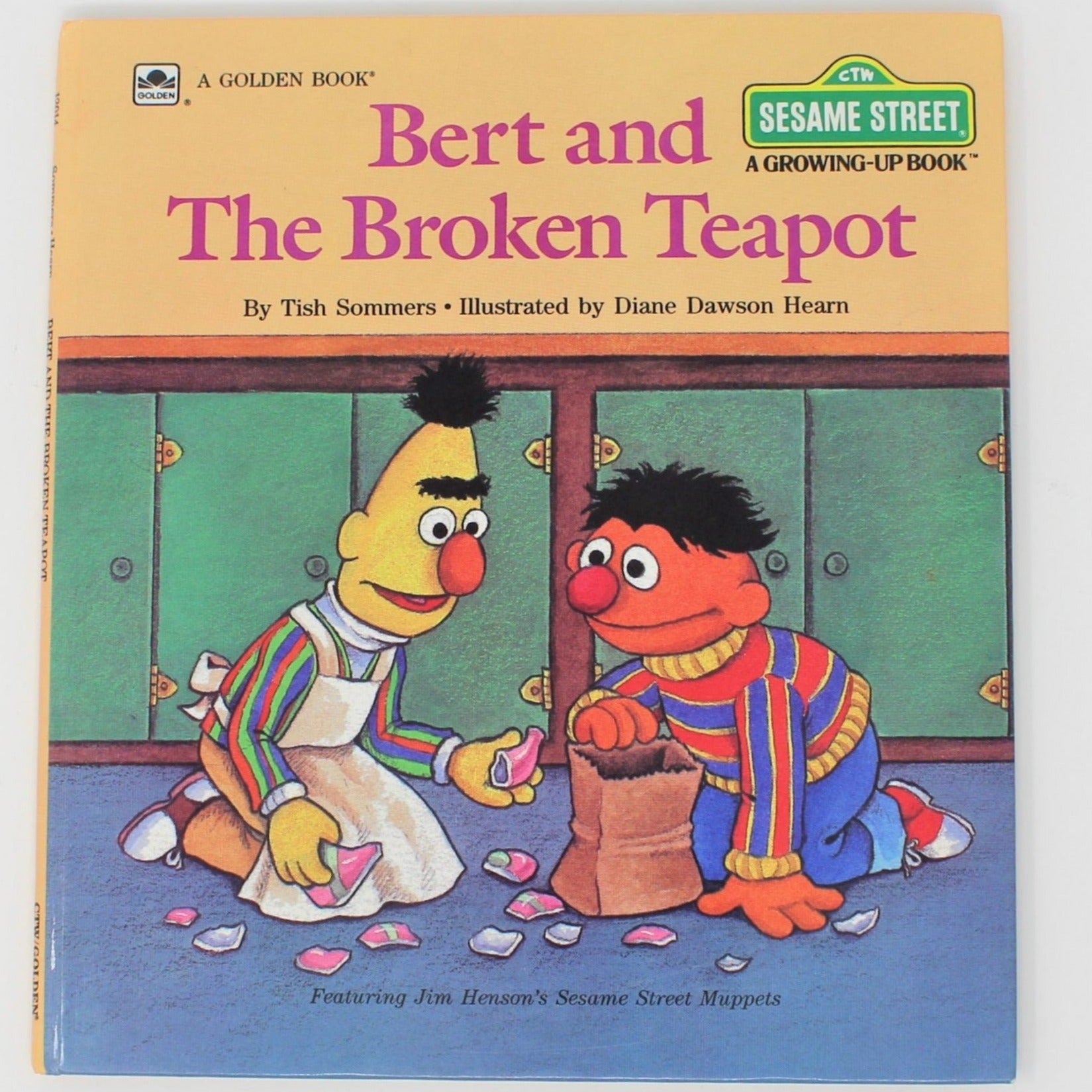 Children's Book, Sesame Street, Bert & the Broken Teapot