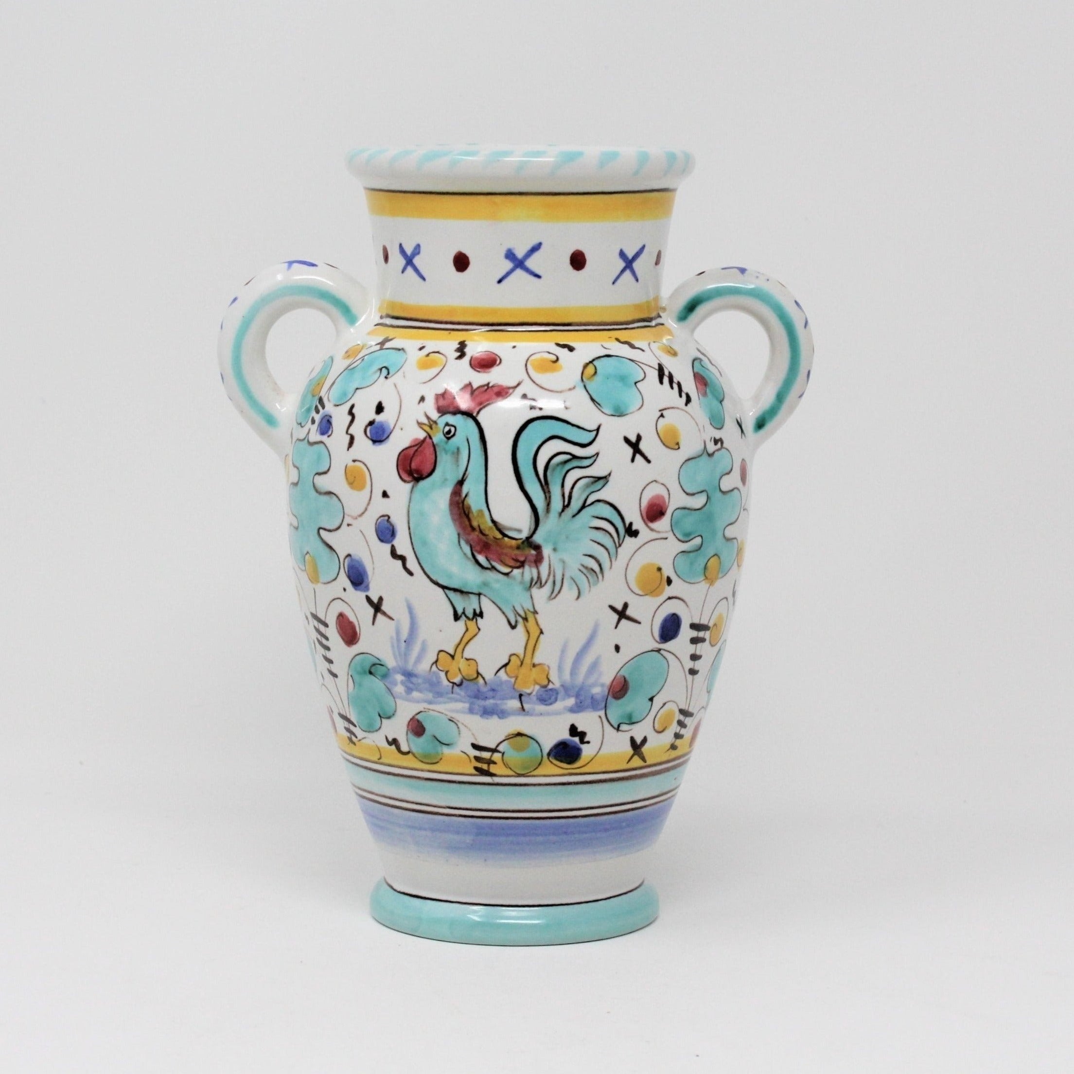 Utensil Holder - Orvieto Green - Italian Ceramics