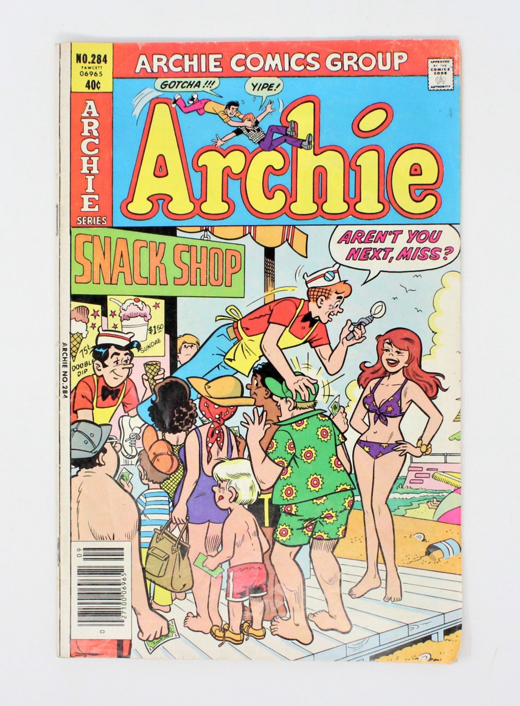 Comic Book, Archie Series, Archie #284, Vintage 1979 – Antigo Trunk