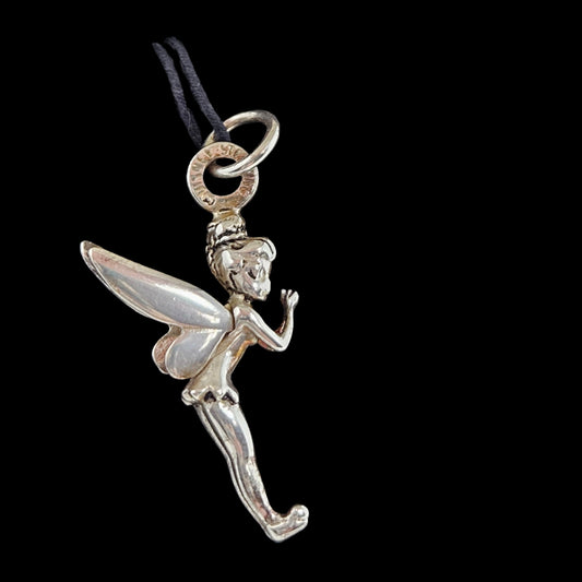 Charm, Disney, Sterling Silver Tinkerbell Charm, Limited Edition Collectible, Vintage