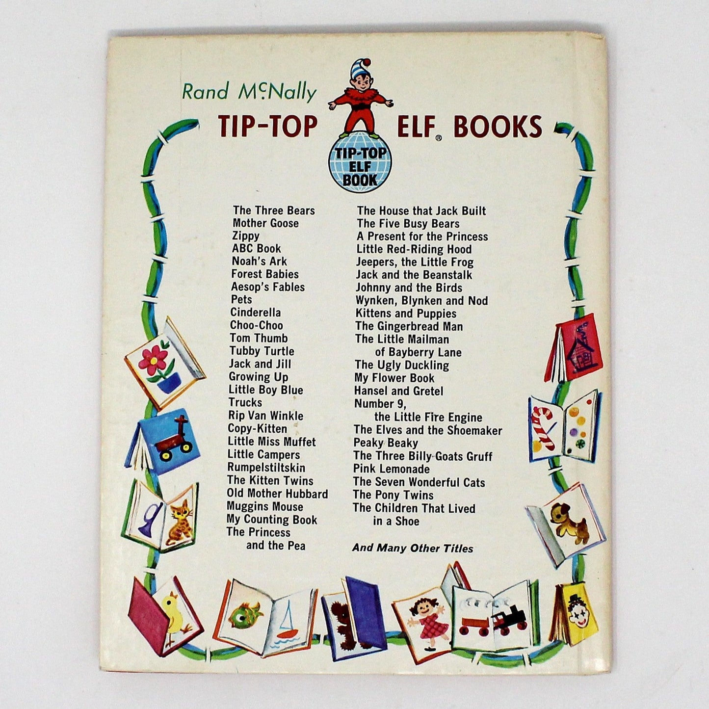 Children's Book, Tip Top Elf Book, The Busy Book, Rand McNally, Hardcover, Vintage 1952