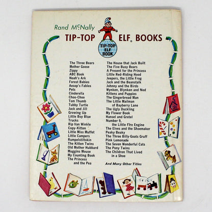 Children's Book, Tip Top Elf Book, The Busy Book, Rand McNally, Hardcover, Vintage 1952