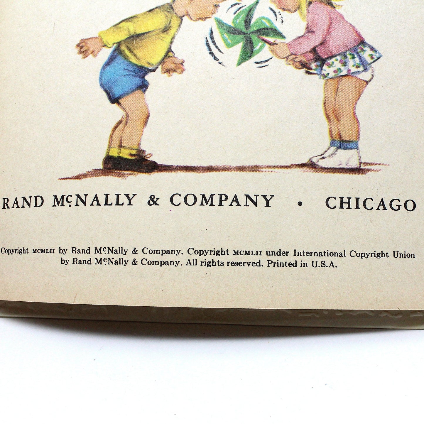 Children's Book, Tip Top Elf Book, The Busy Book, Rand McNally, Hardcover, Vintage 1952