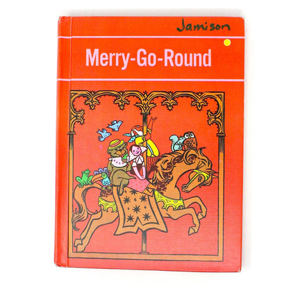 Children's Book, Charles E Merrill, Merry Go Round, Treasury of Literature, Hardcover, Vintage 1966