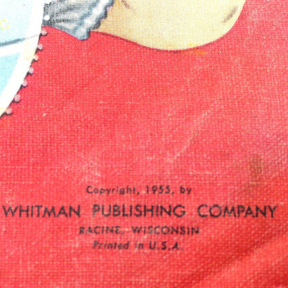 Children's Book, Whitman Cloth Book, Baby's Things, Vintage 1955