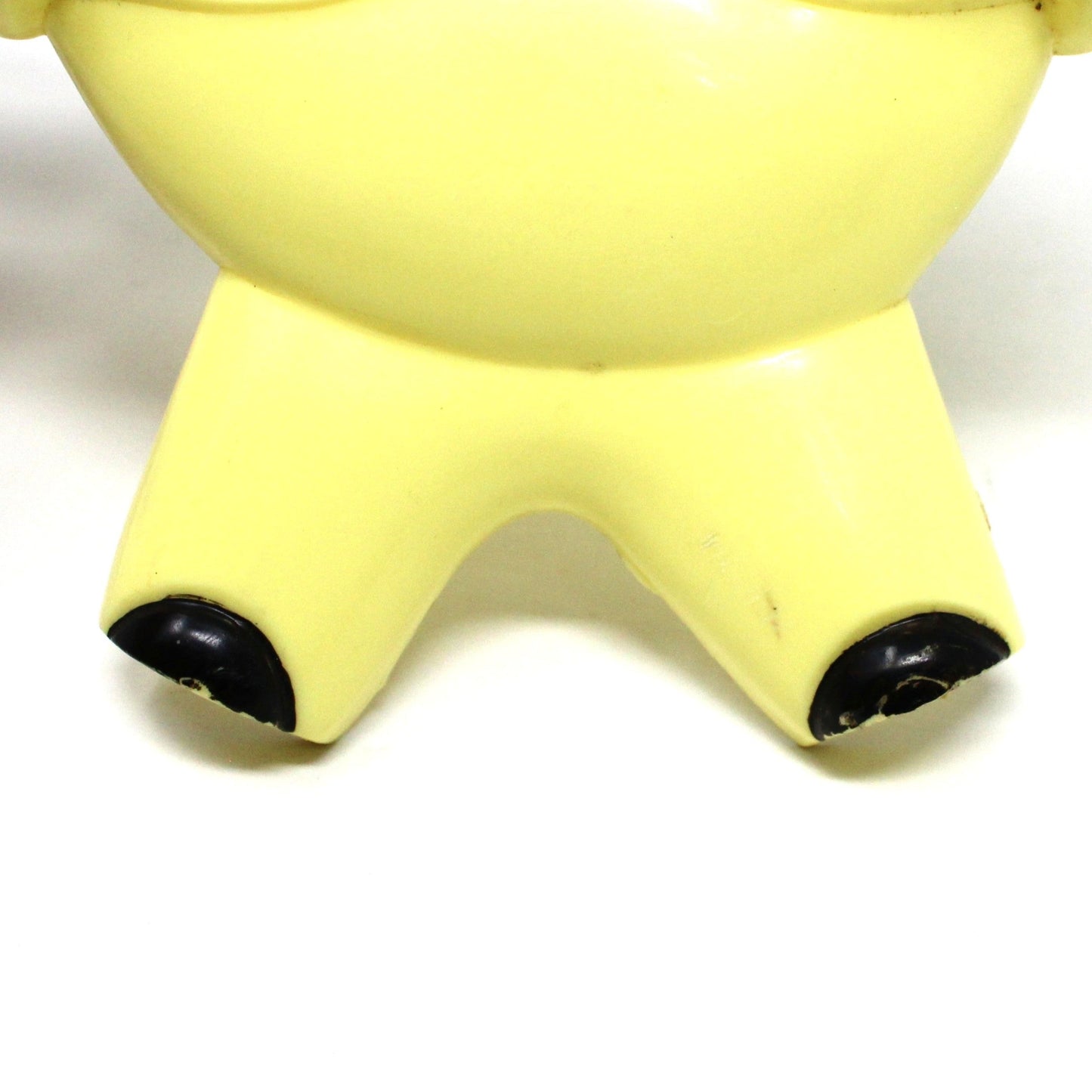 Spoon Rest, Double Spoon Holder, Jolly Chef Yellow, Vintage Collectible Kitchen Utensil