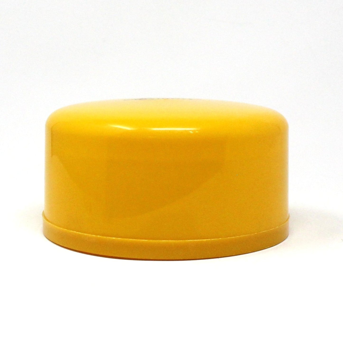 Dusting Powder Box, Lanatur, Yellow Plastic, Vintage