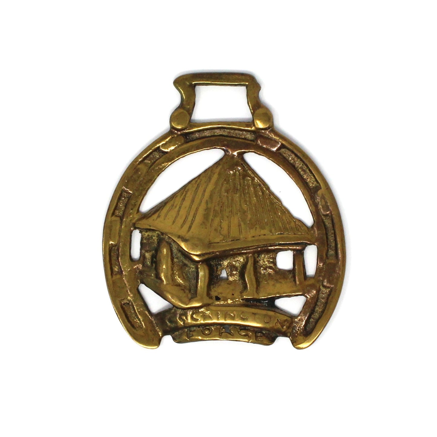 Horse Brass Bridle Harness Medallion, Cockingtong Forge, Vintage Collectibles