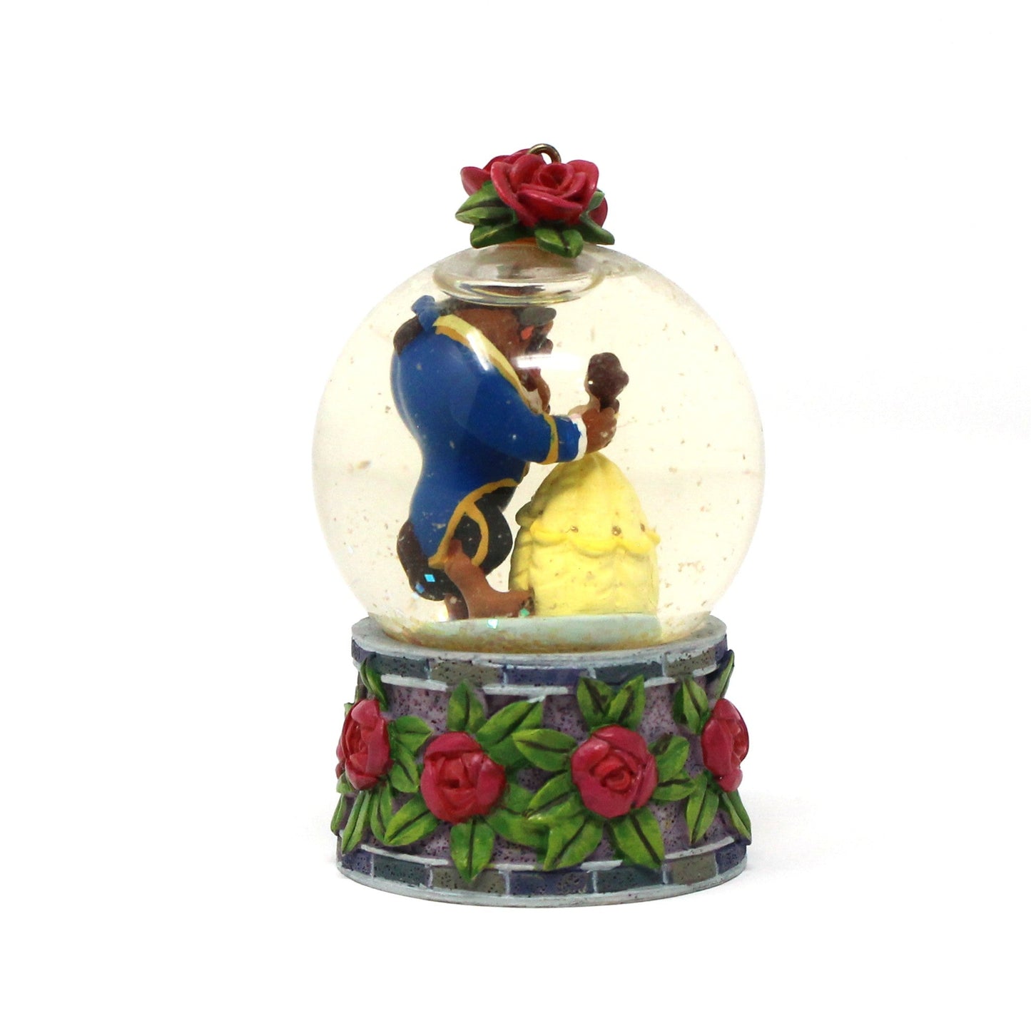 Snowglobe, Disney, Beauty and the Beast, Mini Snow Globe, Vintage