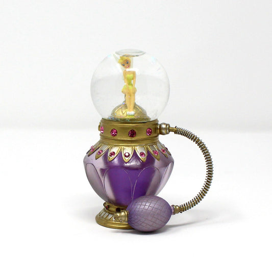 Snowglobe, Disney, Tinkerbell Atomizer Perfume Bottle, Mini Snow Globe, 2006