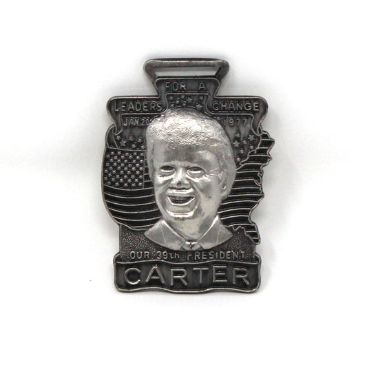 Pendant, Watch Fob, Jimmy Carter Presidential Inaugural Collectible, Vintage, 1977