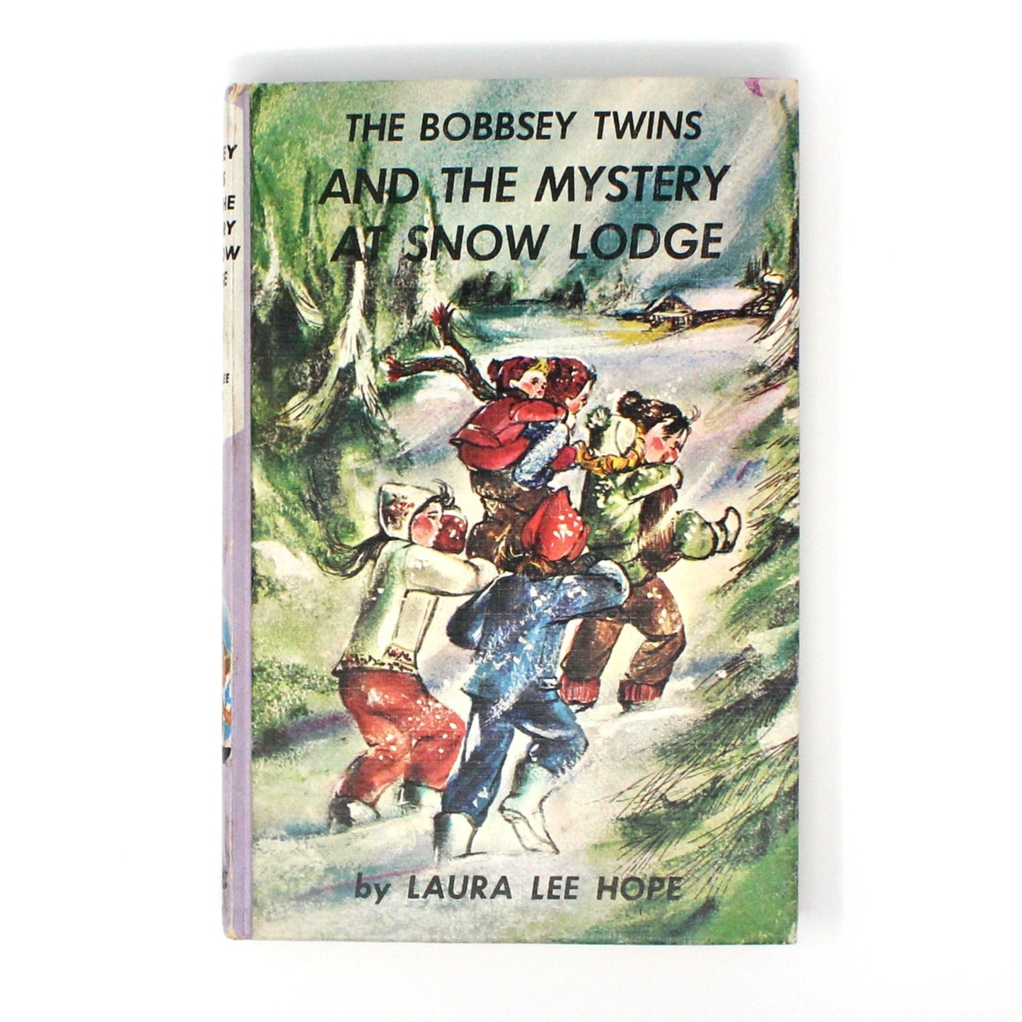 Children's Book, The Bobbsey Twins and the Mystery At Snow Lodge, Hardcover, Vintage 1960