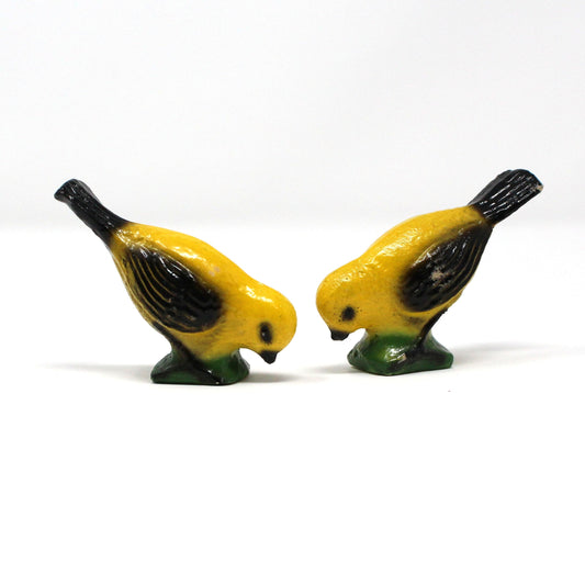 Chalkware, Birds, Carnival Chalkware Figurines, Set of 2, Vintage, 1930's