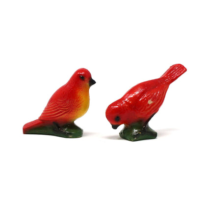 Chalkware, Birds, Carnival Chalkware Figurines, Set of 2, Vintage