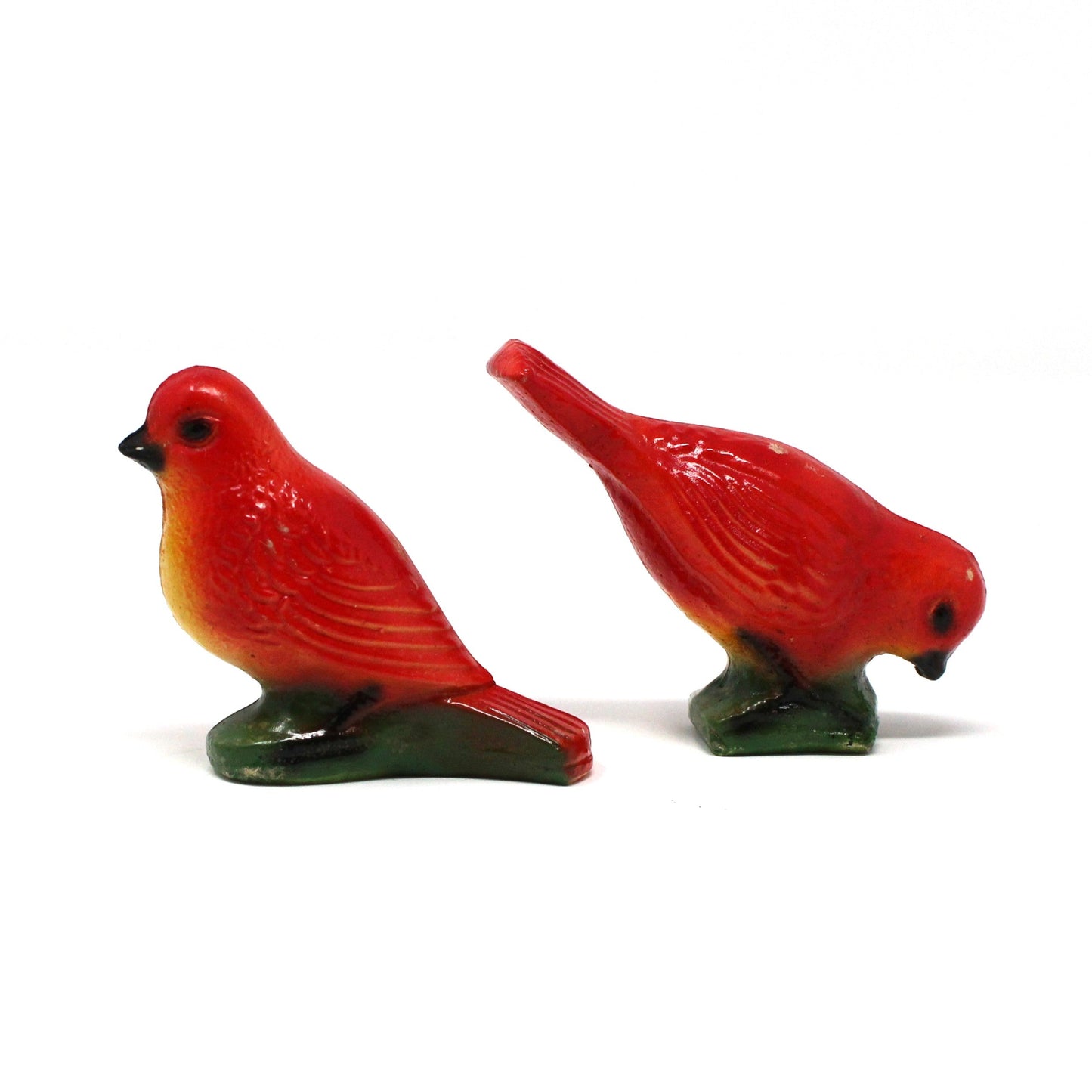 Chalkware, Birds, Carnival Chalkware Figurines, Set of 2, Vintage