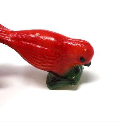 Chalkware, Birds, Carnival Chalkware Figurines, Set of 2, Vintage