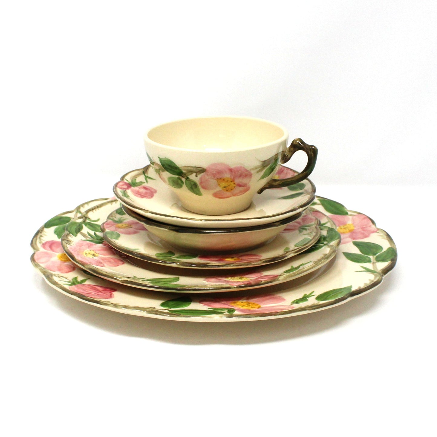 Dinnerware, Franciscan, Desert Rose, Service for 5, 30 Pcs, Vintage USA, Free Shipping