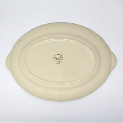 Serving Platter, Franciscan, Desert Rose, Oval 14" Earthenware, Vintage USA