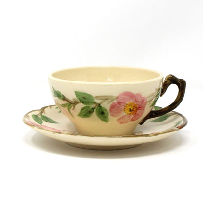 Teacup & Saucer, Franciscan, Desert Rose, Vintage USA