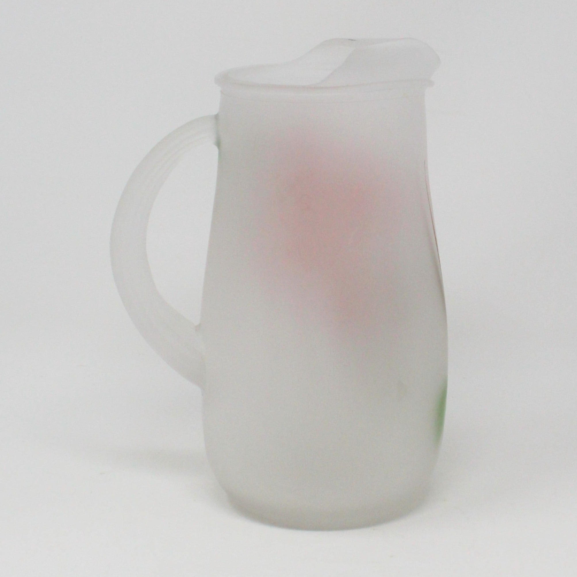 Vintage Gay Fad Frosted Musical Notes popular Pitcher and 6 Tumblers.