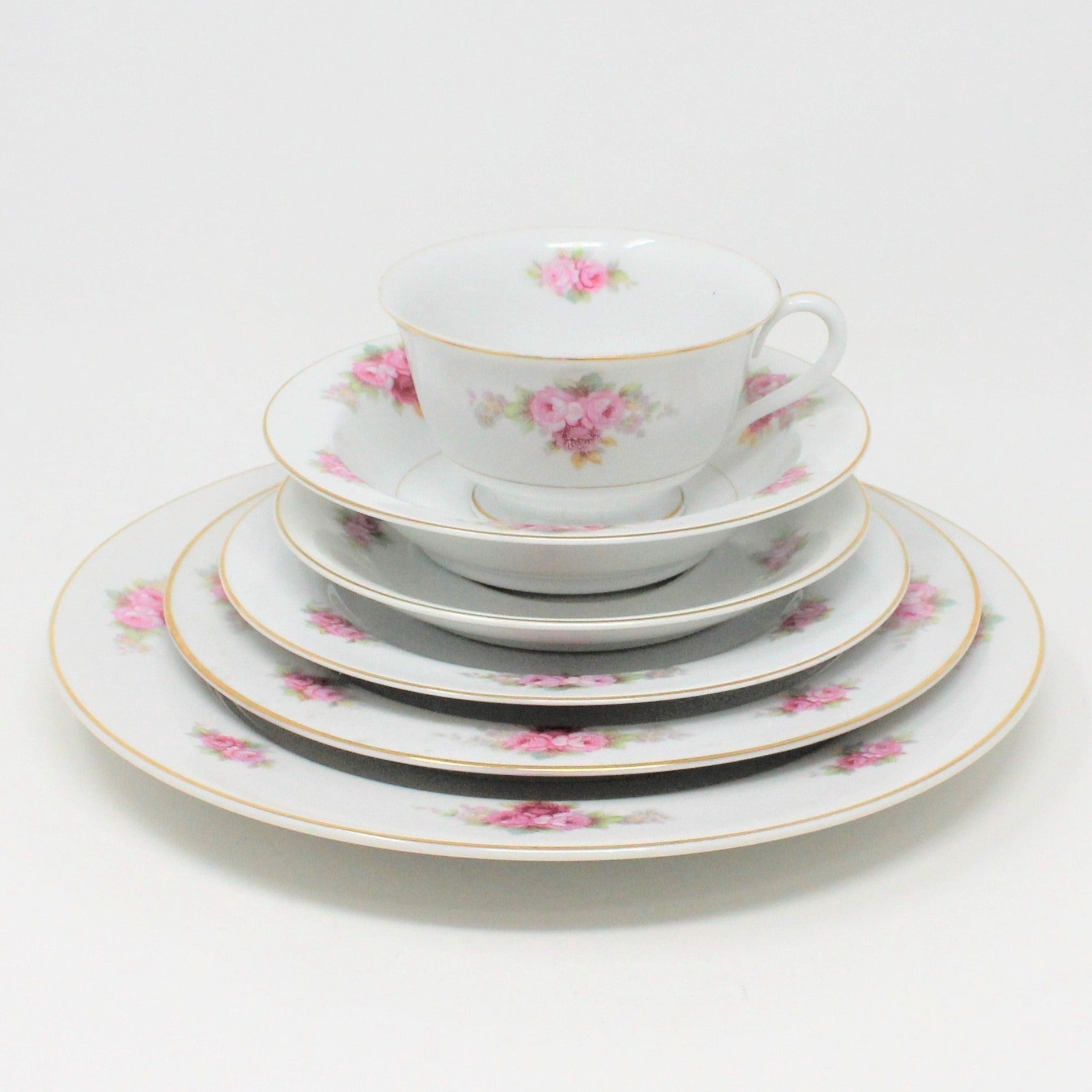 Dinnerware, RC Royal Crockery, Noritake Bone China, 6 Pcs. Place Setti –  Antigo Trunk