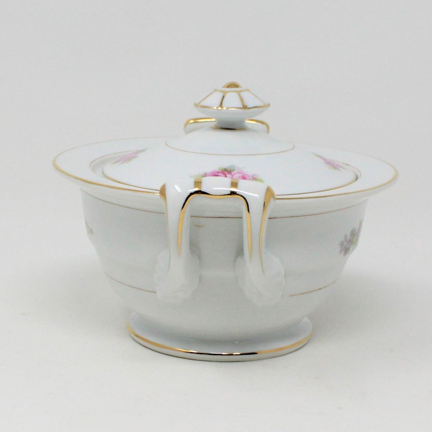 Sugar Bowl with Lid, RC Royal Crockery, Noritake, Bone China, Vintage