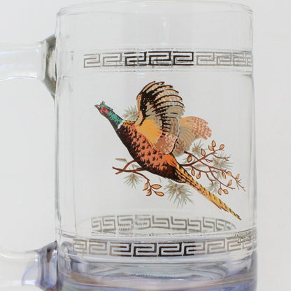 Beer Mug, Princess House, Pheasant Colonial Game Bird, #689 Vintage