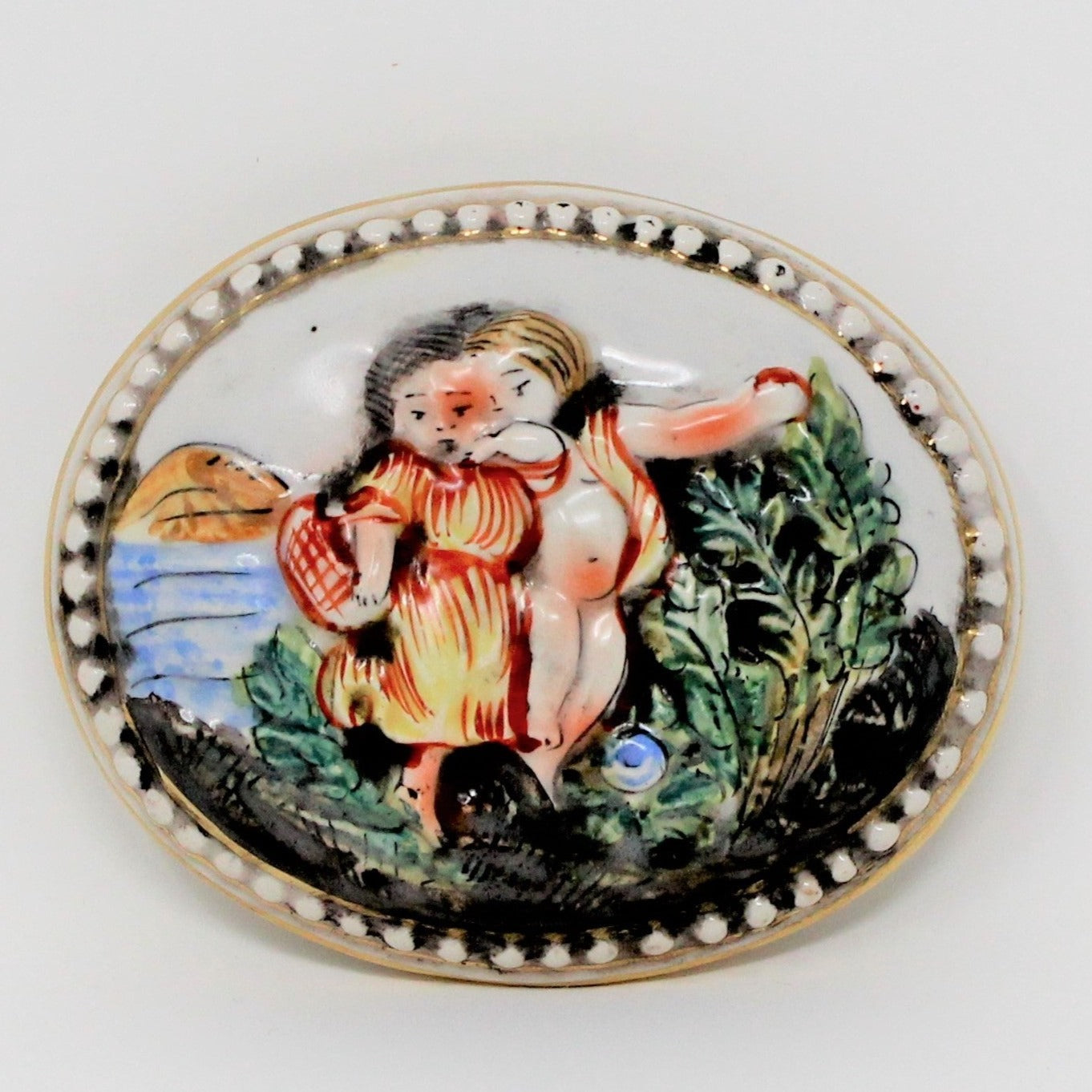 Capodimonte outlet trinket box