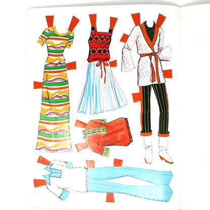 Paper Doll Book, Whitman, Barbie and PJ Fashion Photo, Uncut, Vintage 1978