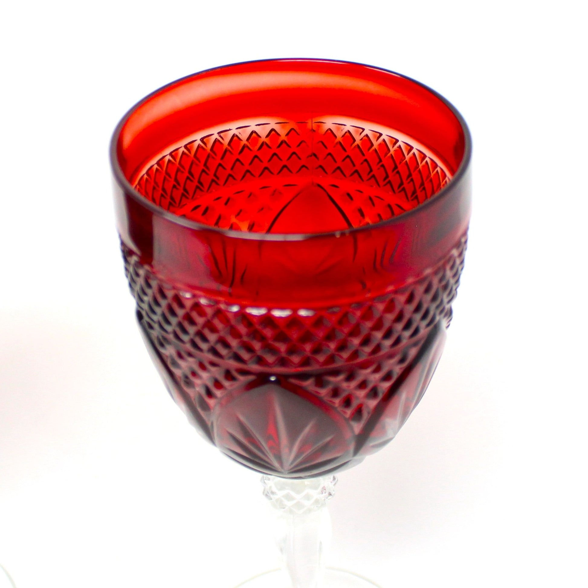 Pair Of Marquis By Waterford Crystal Wine Glasses For Sale on Ruby Lane
