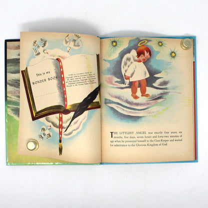 Children's Book, Wonder Books, The Littlest Angel, Charles Tazewell, Hardcover, Vintage 1960