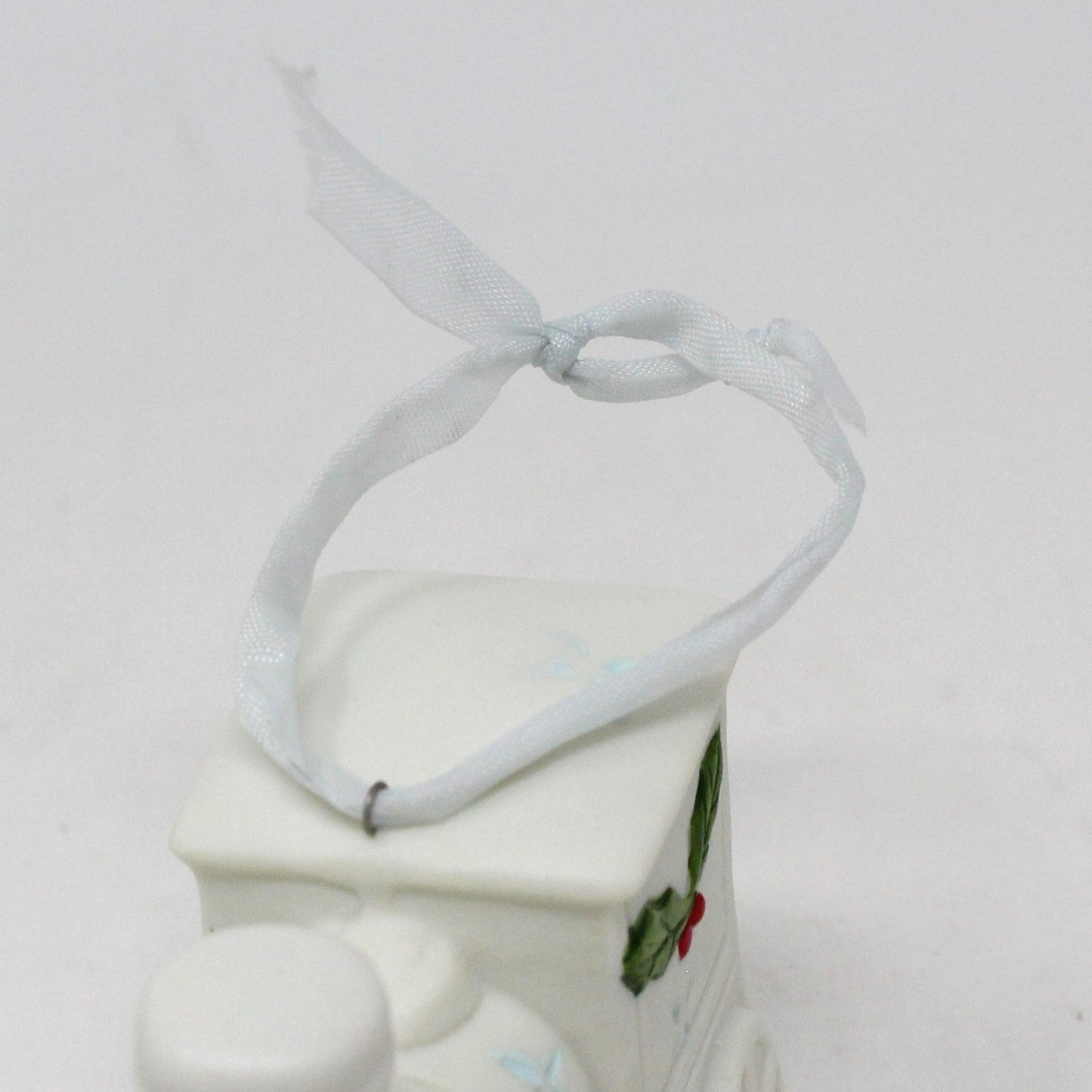 Ornament, Silvestri, Train, White Porcelain Bisque, Vintage