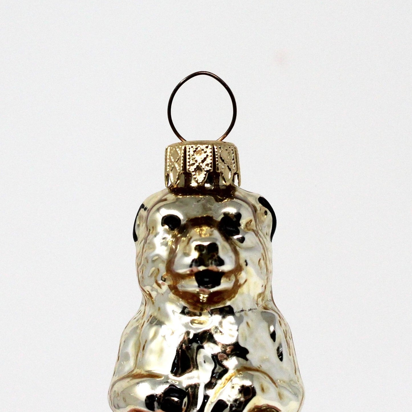 Ornaments, Whitehurst, Figural Bear Ornament, Blown Glass, Vintage West Germany, RARE