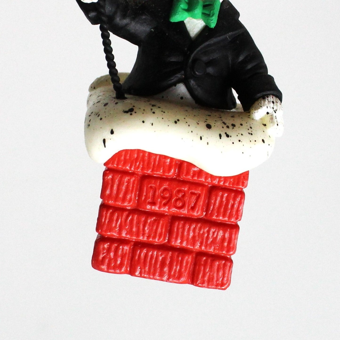 Ornaments, Hallmark, Mouse Chimney Sweep, in Box, 1987