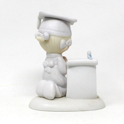 Figurine, Enesco, Precious Moments, Graduate, Seek Ye The Lord, Vintage 1982