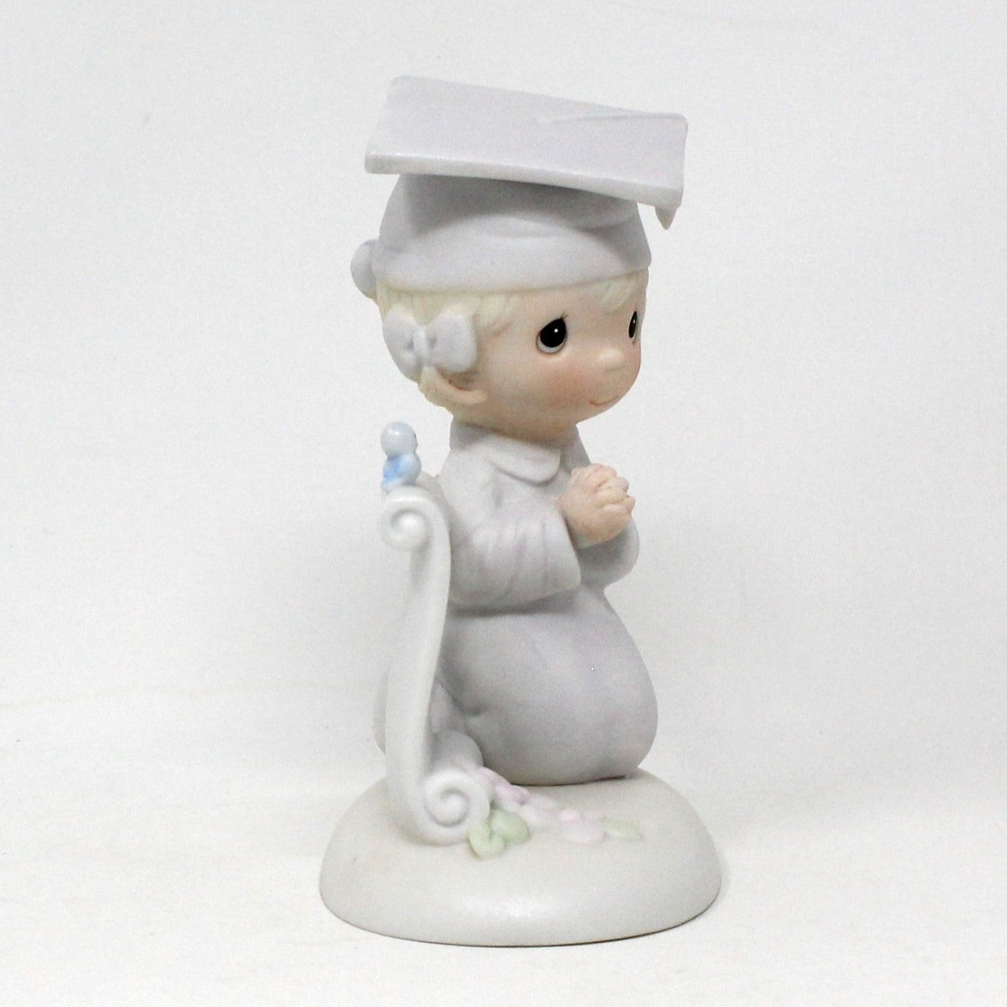 Figurine, Enesco, Precious Moments, Graduate, Seek Ye The Lord, Vintage 1982