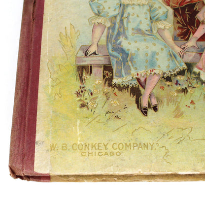 Children's Book, Antique, Mischief and Play, W. B. Conkey Company, 1899
