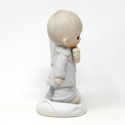 Figurine, Enesco, Precious Moments, Bride & Groom, Lord Bless You and Keep You, Vintage 1979
