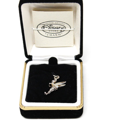 Charm, Disney, Sterling Silver Tinkerbell Charm, Limited Edition Collectible, Vintage