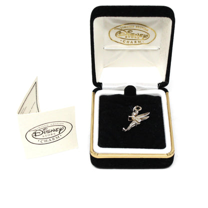 Charm, Disney, Sterling Silver Tinkerbell Charm, Limited Edition Collectible, Vintage