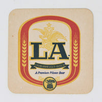 Coasters, LA Beer by Anheuser Busch, Set of 6, Vintage NOS