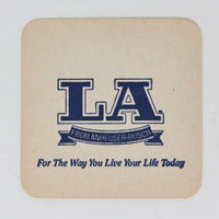 Coasters, LA Beer by Anheuser Busch, Set of 6, Vintage NOS